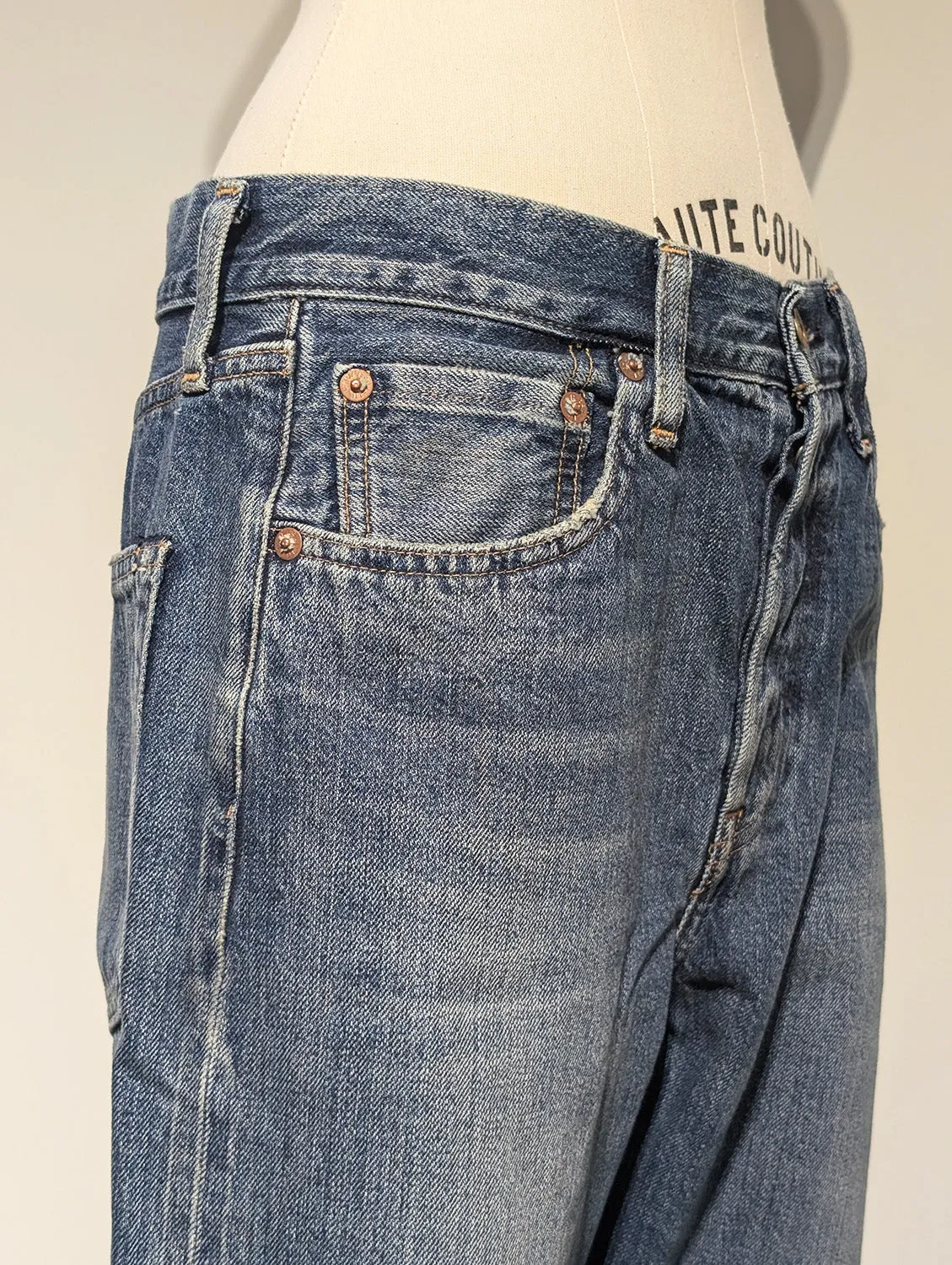 MADISONBLUE  BOYS CRASHED TAPERED PT DENIM