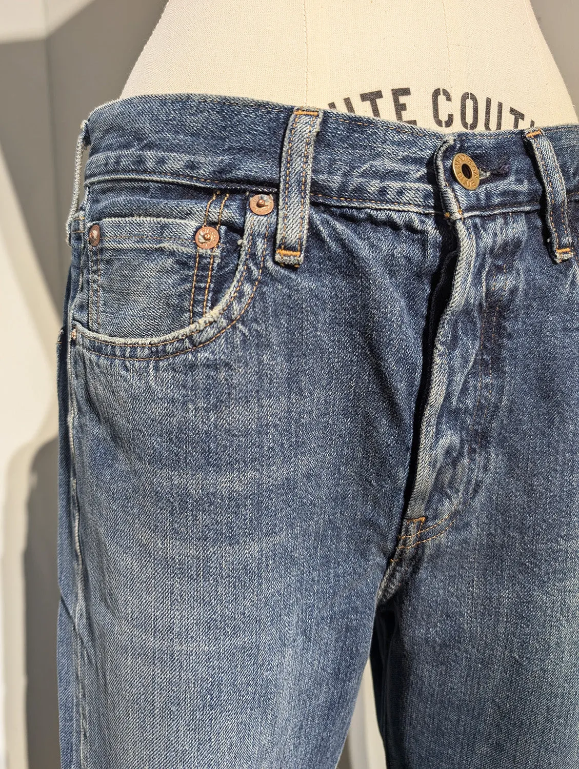 MADISONBLUE  BOYS CRASHED TAPERED PT DENIM