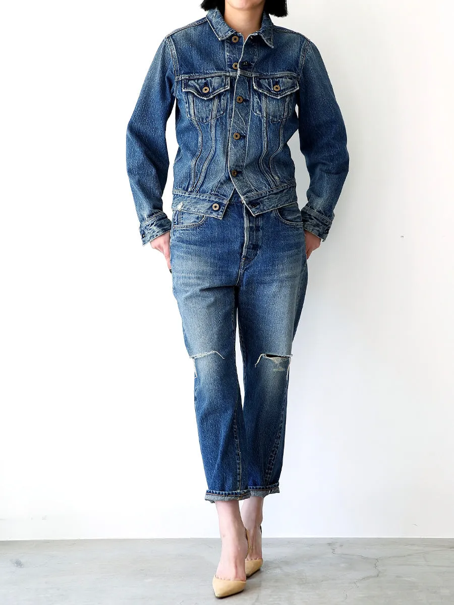 MADISONBLUE  BOYS CRASHED TAPERED PT DENIM