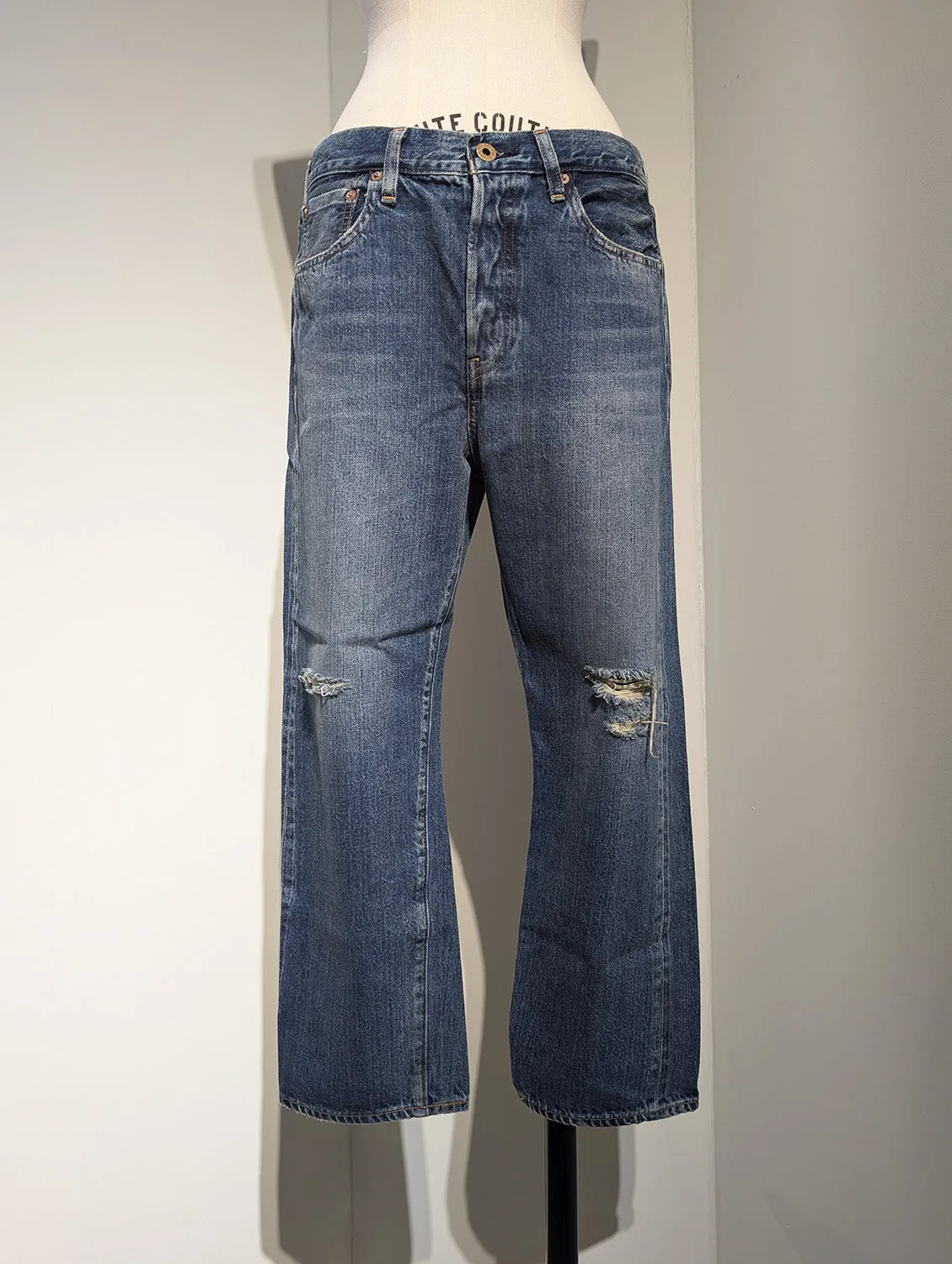 MADISONBLUE  BOYS CRASHED TAPERED PT DENIM