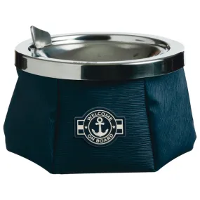 Marine Business Windproof Ashtray Blue Anchor