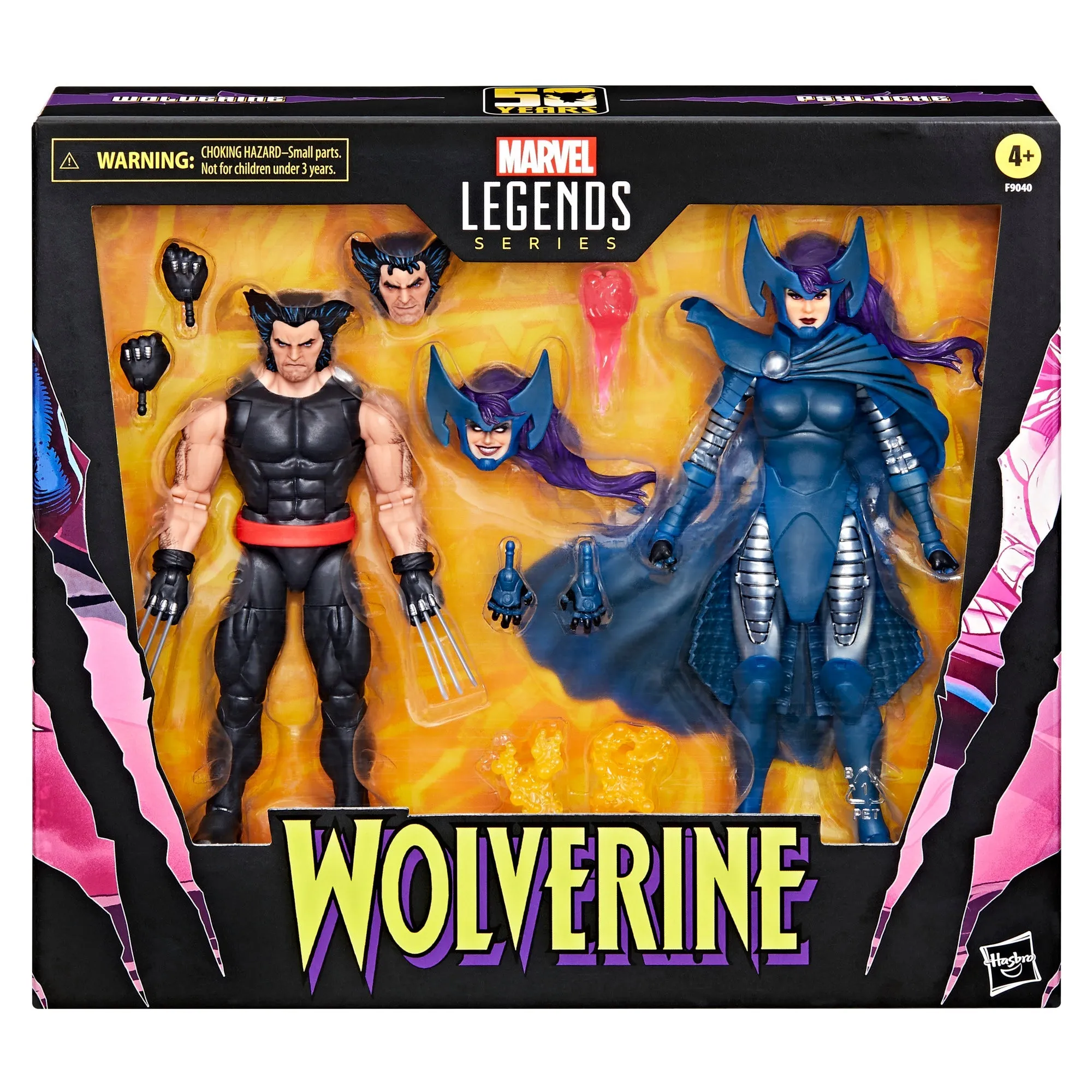 Marvel Legends Series Wolverine and Psylocke