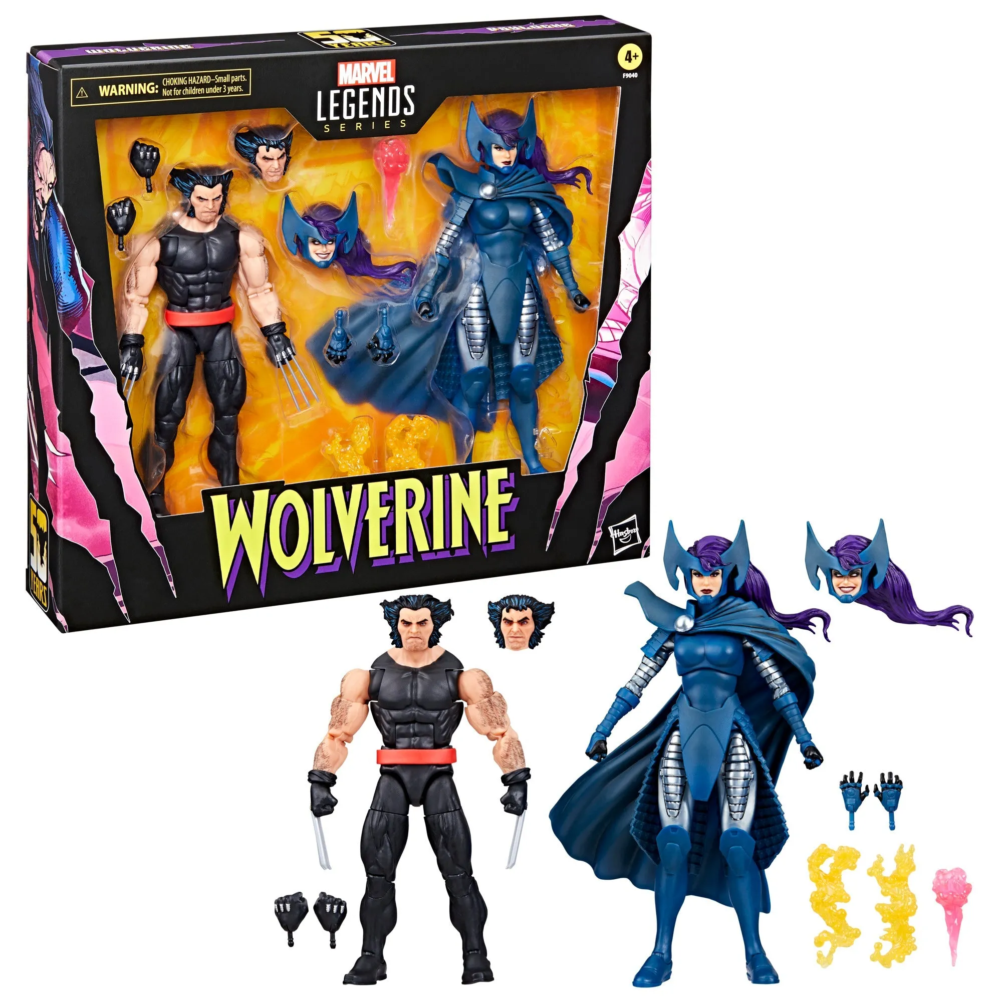 Marvel Legends Series Wolverine and Psylocke