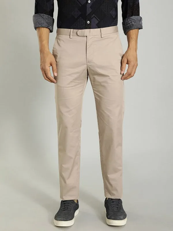 Men Brooklyn Fit Cotton Blend Trouser