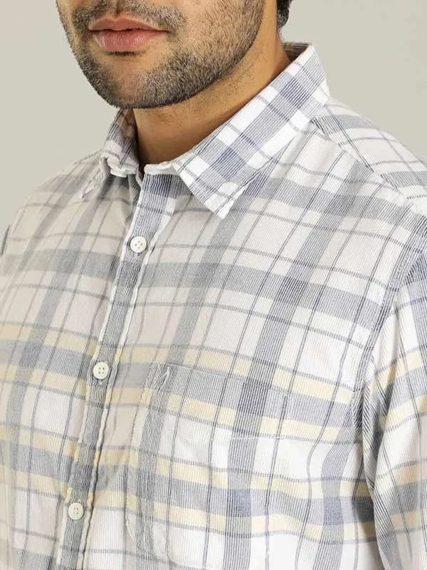 Men Checked Full Sleeve Cotton Shirt