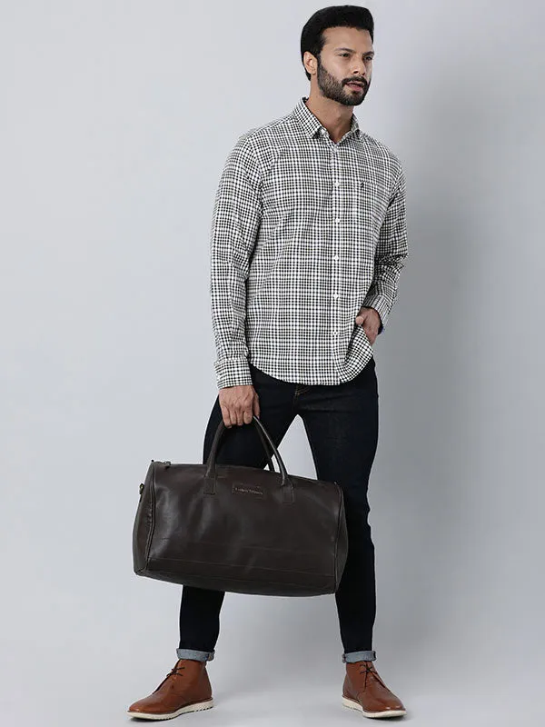 Men Checked Full Sleeve Cotton Shirt