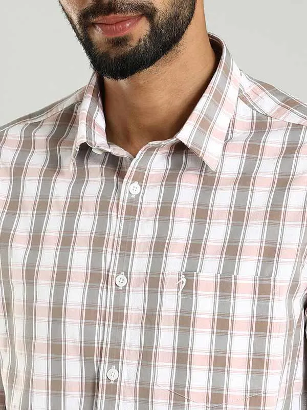 Men Checked Full Sleeve Cotton Shirt