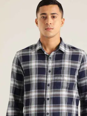 Men Checked Full Sleeve Cotton Shirt