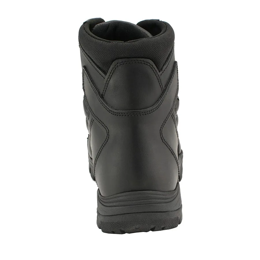 Men’s 6” All Leather Tactical Boot w/ Side Zipper