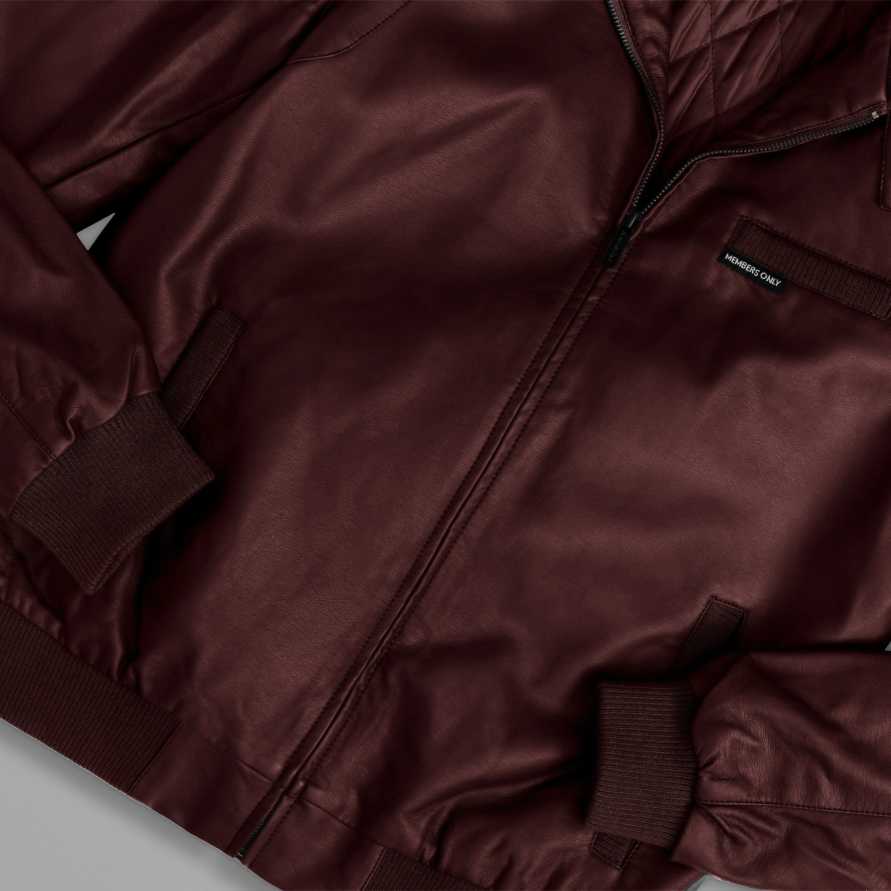 Men's Faux Leather Iconic Racer Jacket