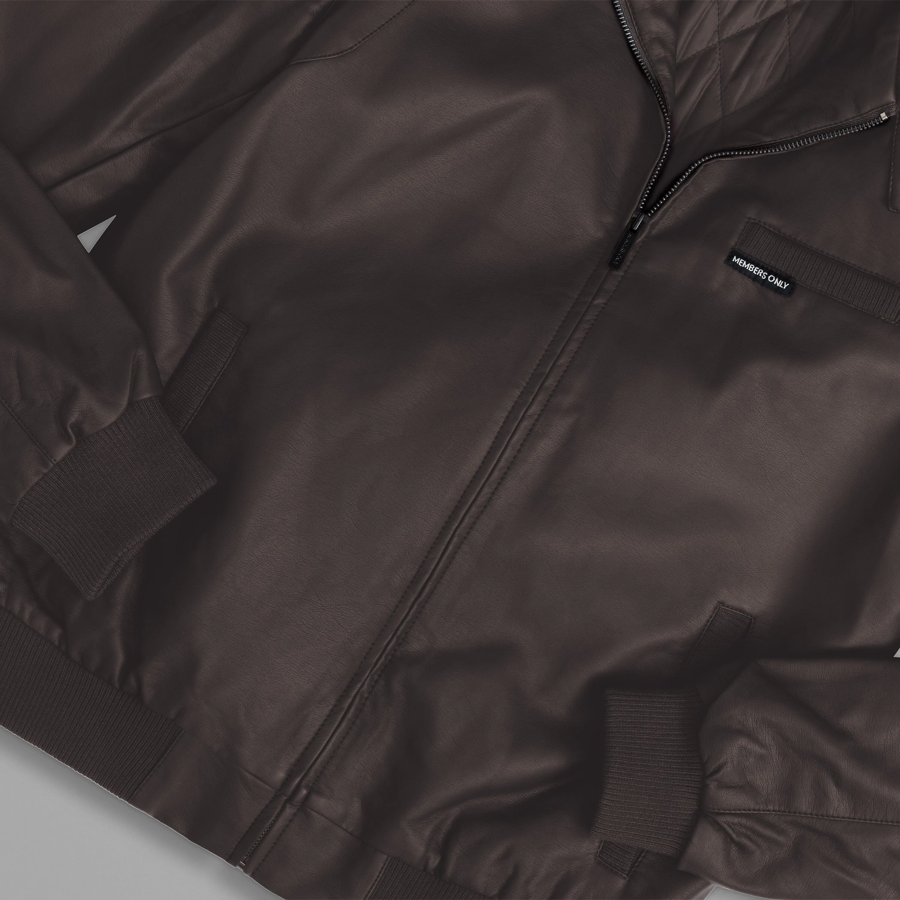 Men's Faux Leather Iconic Racer Jacket