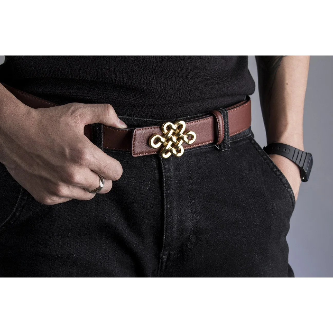 Men's Leather Belt Reversible