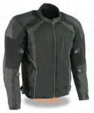 Men’s Mesh Racer Jacket W/ Reflective Piping