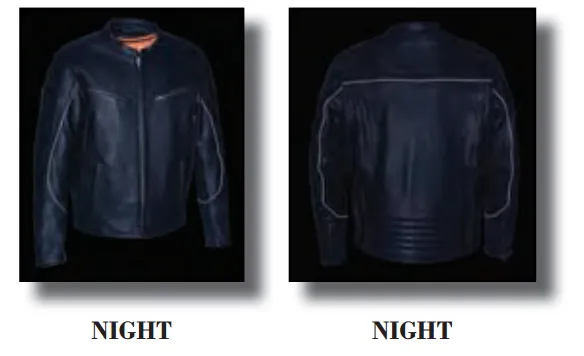 Men’s Vented Scooter Jacket W/ Cool Tec® Leather & Side Stretch