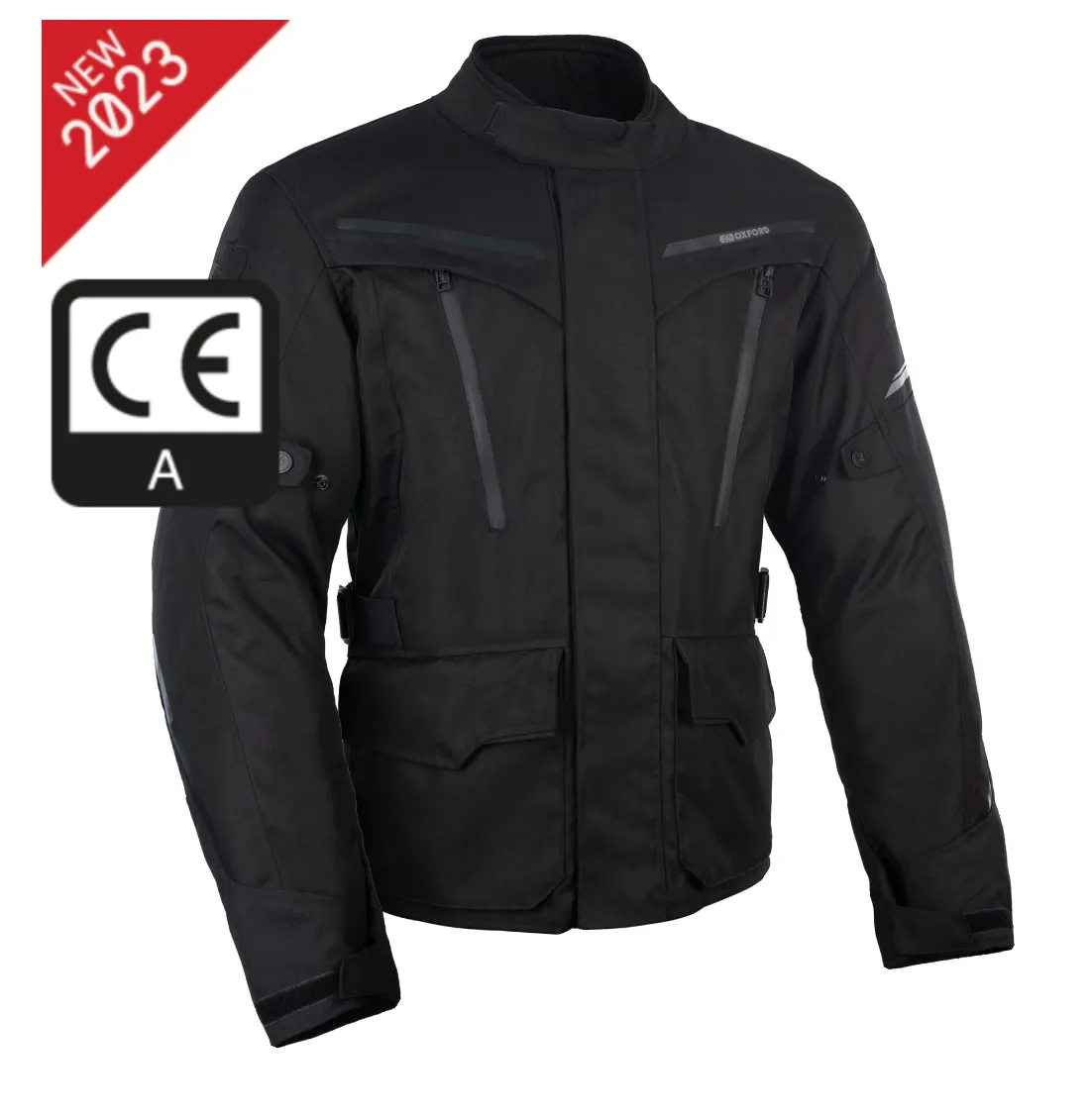 METRO Black Stealth Motorcycle Jacket by Oxford