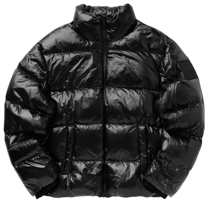 Moose Knuckles Kings Shiny Down Puffer (Black) M34MJ144H1