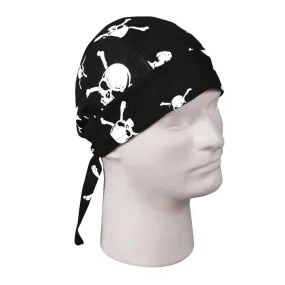 Motorcycle Riding Skull & Crossbones Headwrap