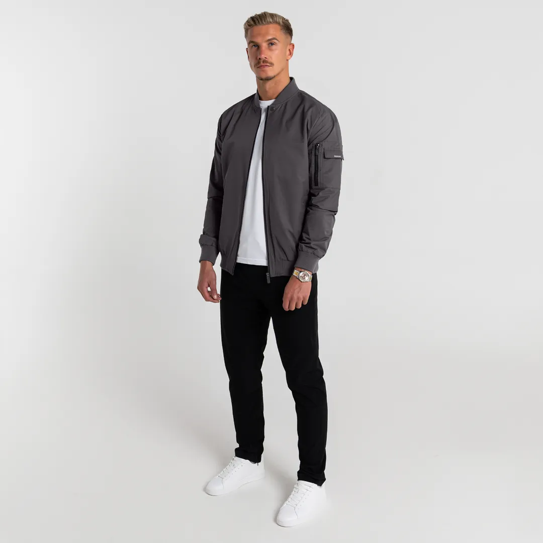 Neves Bomber Jacket - Zinc