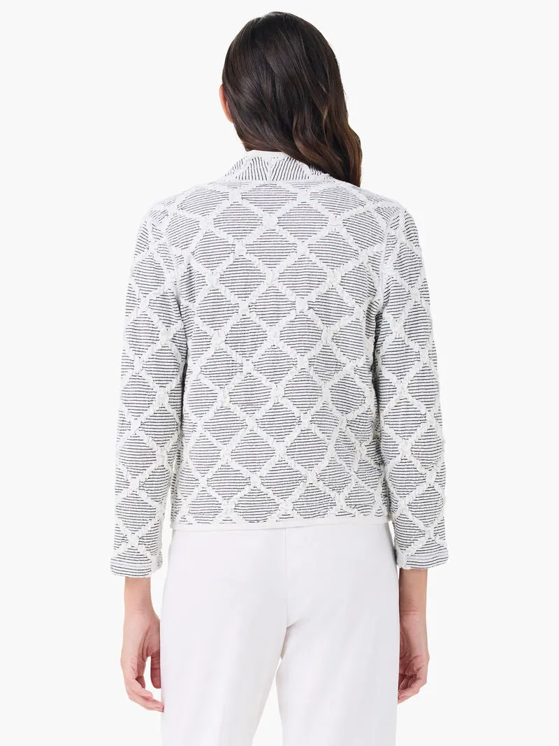 NIC ZOE Day   Night Reversible Knit Jacket