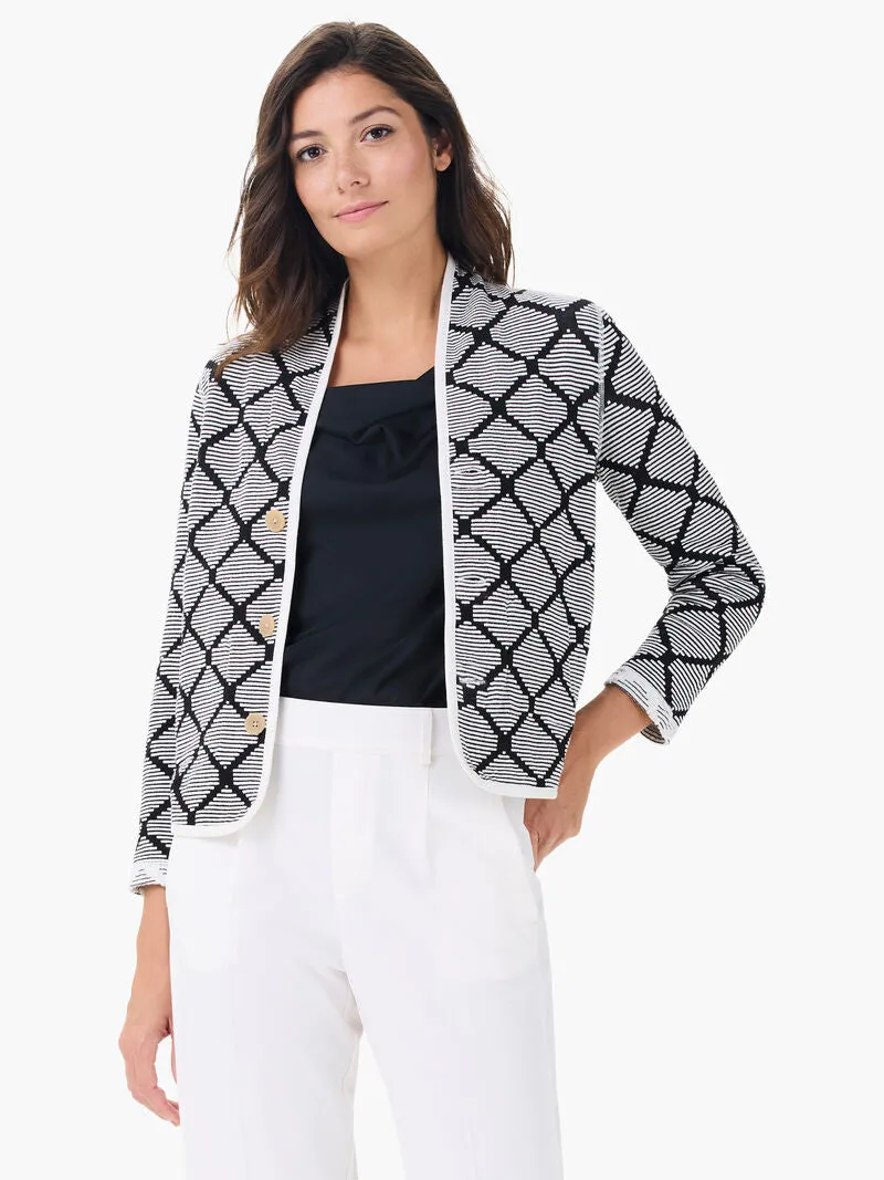 NIC ZOE Day   Night Reversible Knit Jacket