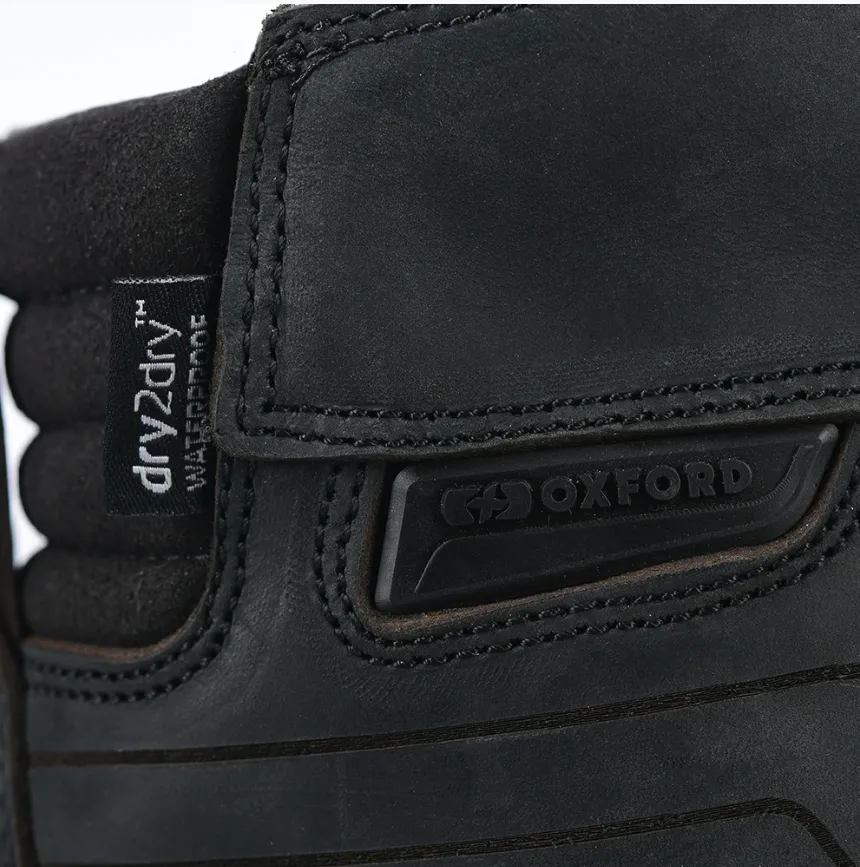 Oxford Kickback Waterproof Black Boot