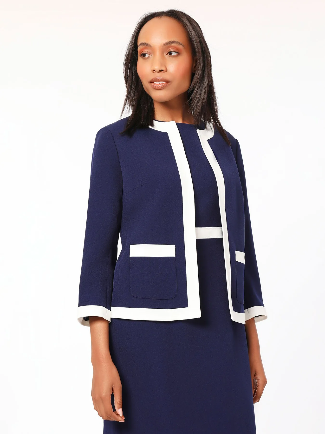 Petite Bradshaw Jacket, Iconic Stretch Crepe