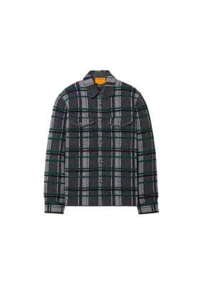 Plaid Work Shirt in Charcoal Combo