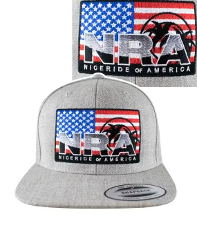 "NRA" Flatbill Snapback Hat