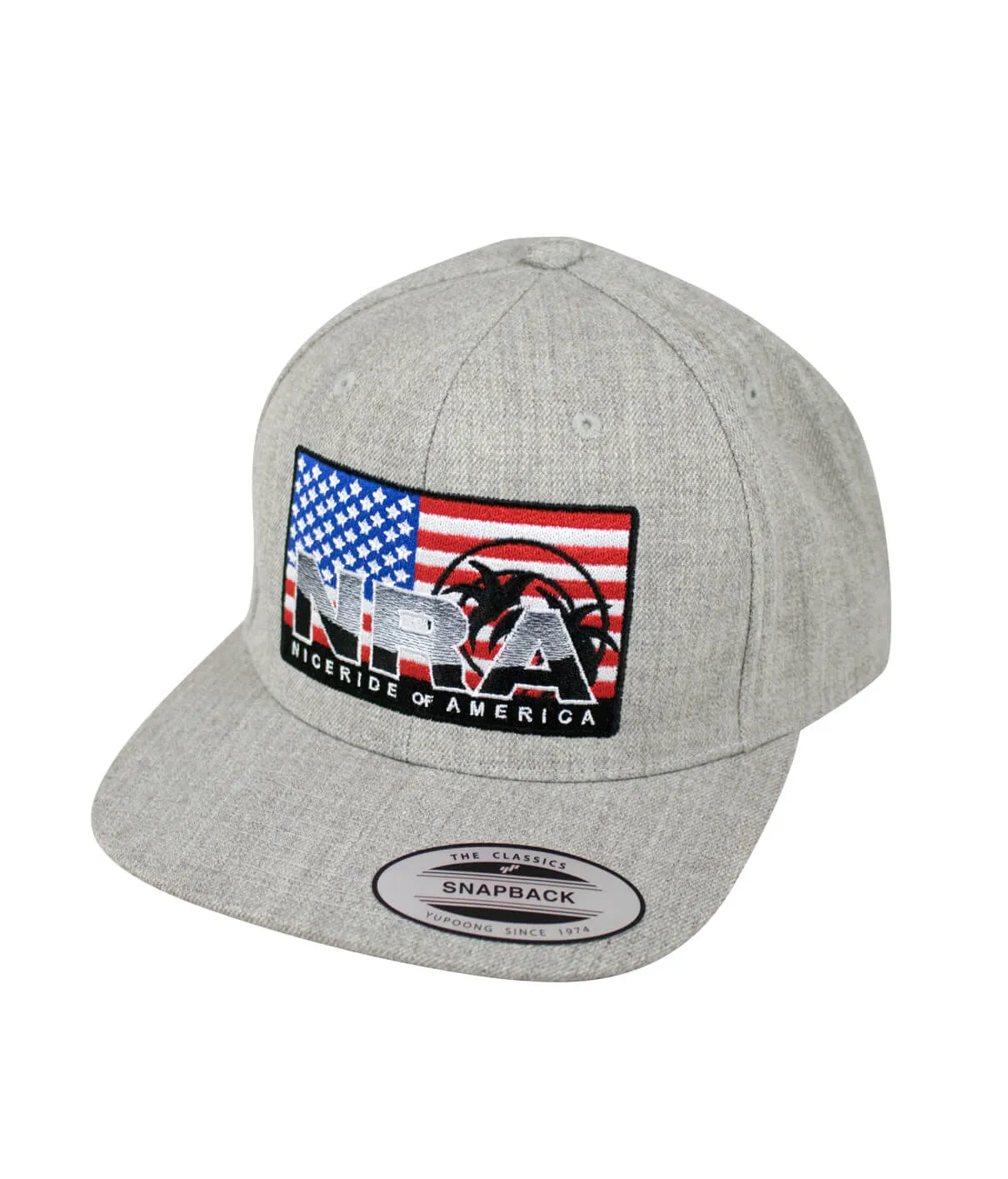 "NRA" Flatbill Snapback Hat