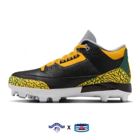 "Oakland" Jordan 3 Retro MCS Cleats