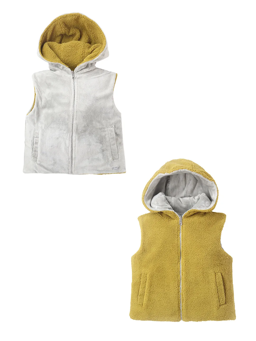 Reversible Zipper Gilets with a Twist of Style