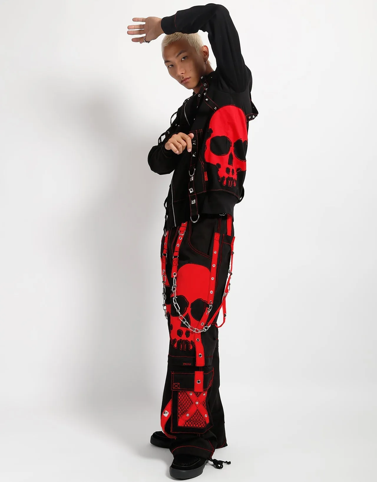 SCARE HOODY RED