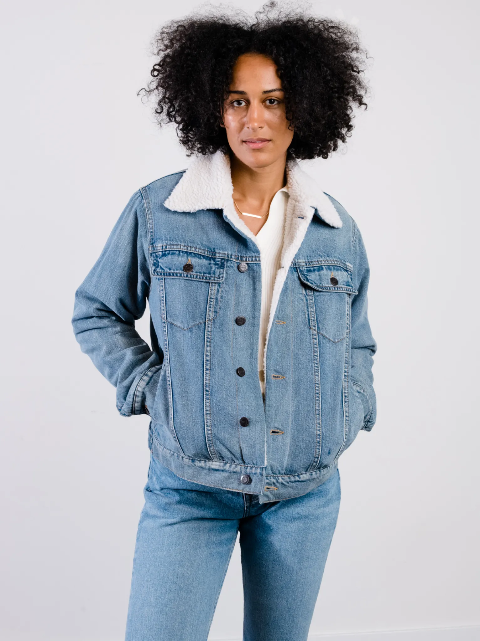 Shannon Sherpa Denim Jacket