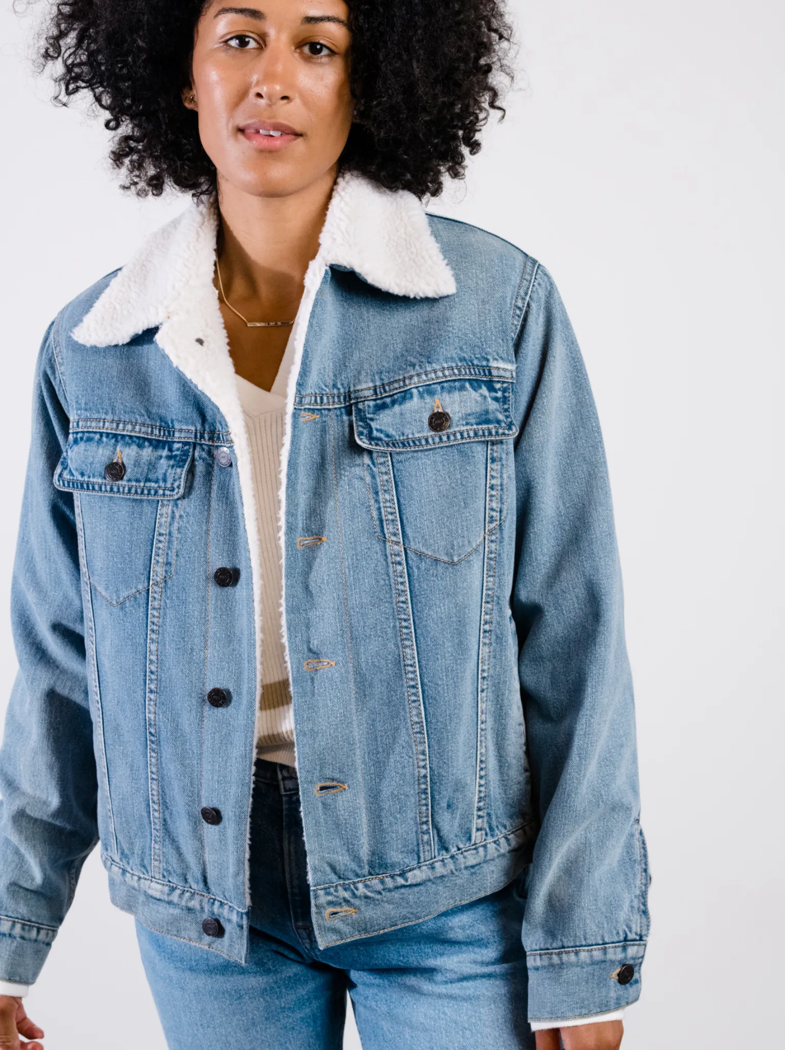 Shannon Sherpa Denim Jacket