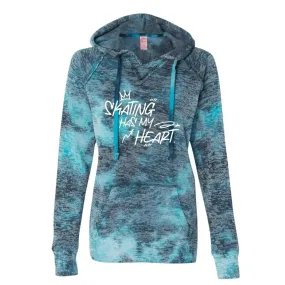 Skating Has My Heart Burnout Hooded Sweatshirt