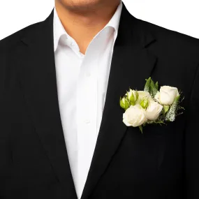 Sweetheart roses Pocket boutonniere