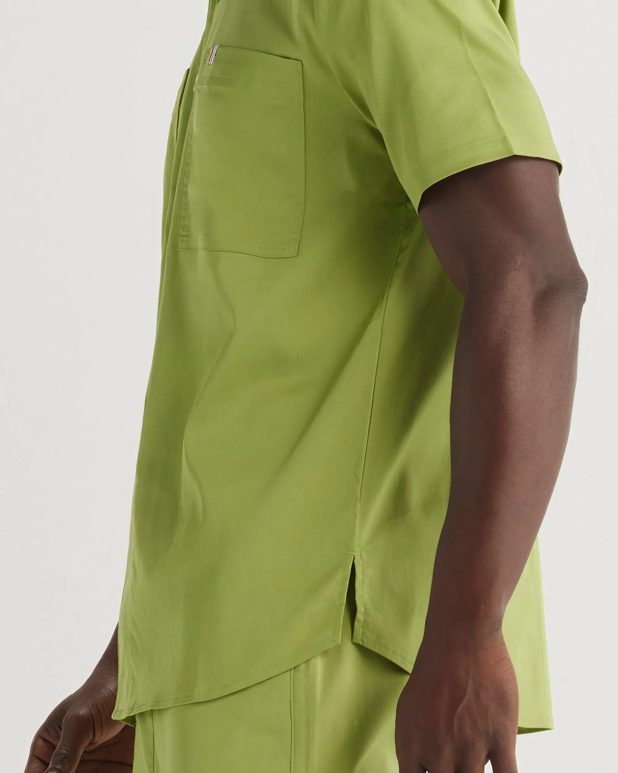 TENCEL™ Senja‎ ‎ Baseball Jersey Scrub Top