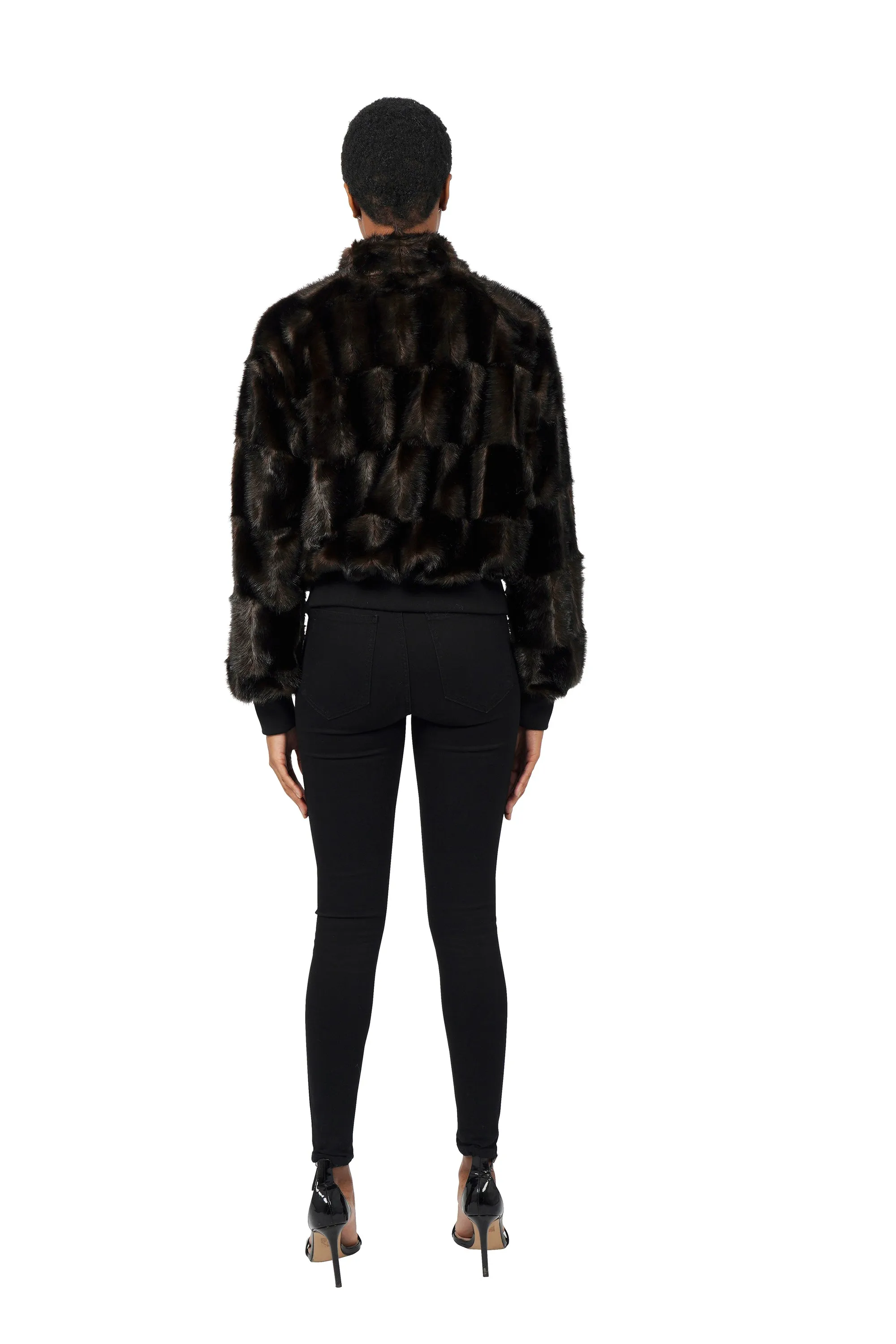 Tina Faux Fur Bomber Jacket