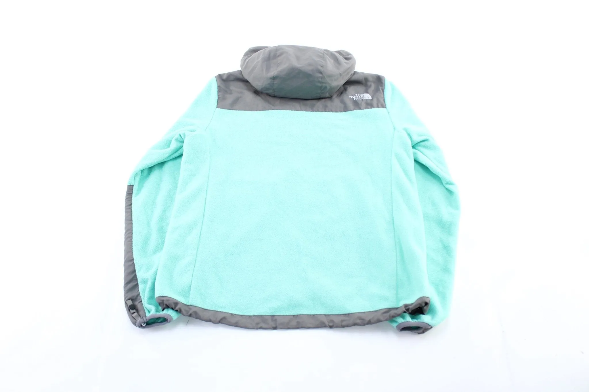 Women' s The North Face Tiffany Blue & Grey Hooded Zip Up Jacket