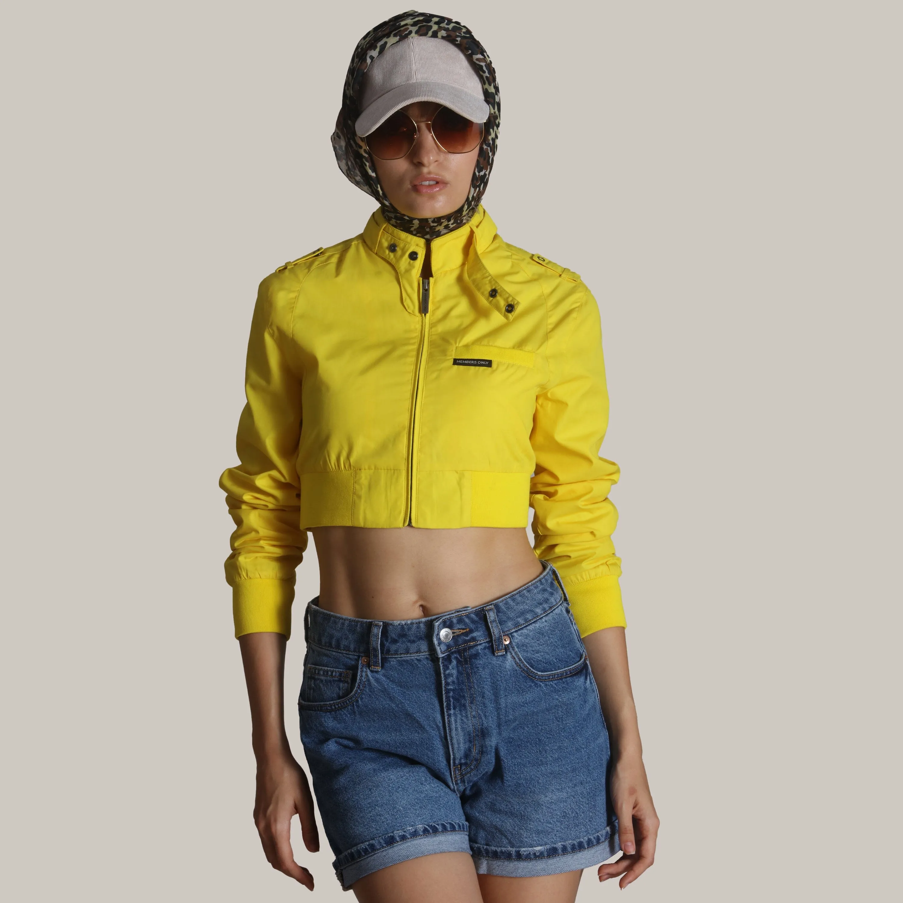 Women's Mini Cropped Racer Jacket